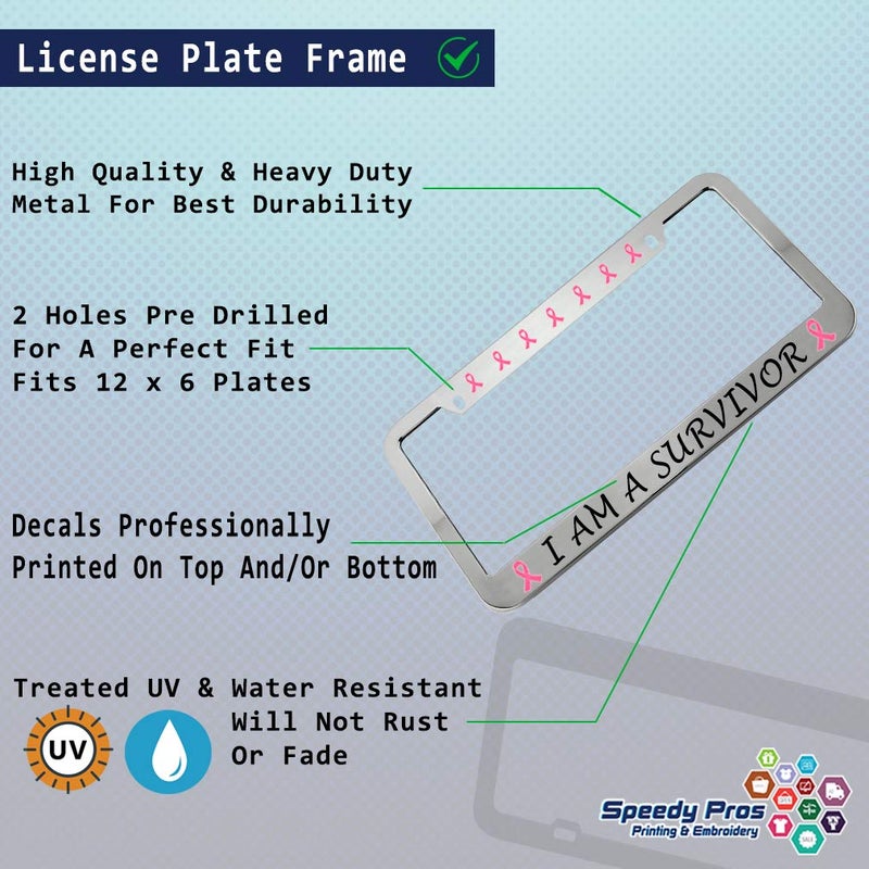 Speedy Pros Super Mom Super Wife Super Tired License Plate Frame Tag Holder - Image 2